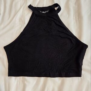 Black crop top